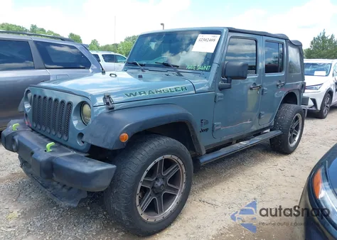 2008 Jeep Wrangler Unlimited X из США, поврежденный, VIN 1J4GB39178L625537